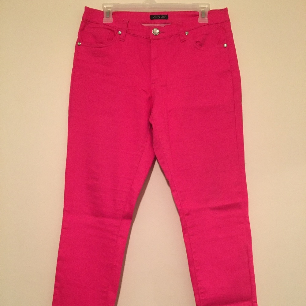 Hot Pink Venus Stretch Jeans